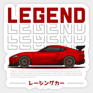 Tuner Red MK5 A90 JDM Sticker